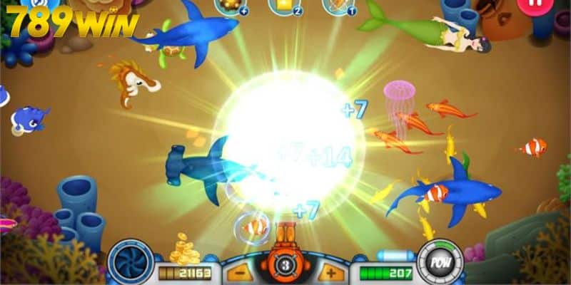 Các loại sinh vật xuất hiện trong game bắn cá ăn xu sinh động 